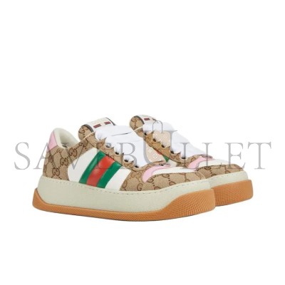 GUCCI WOMEN'S GG SNEAKER 'BEIGE PINK' WOMEN'S 817287